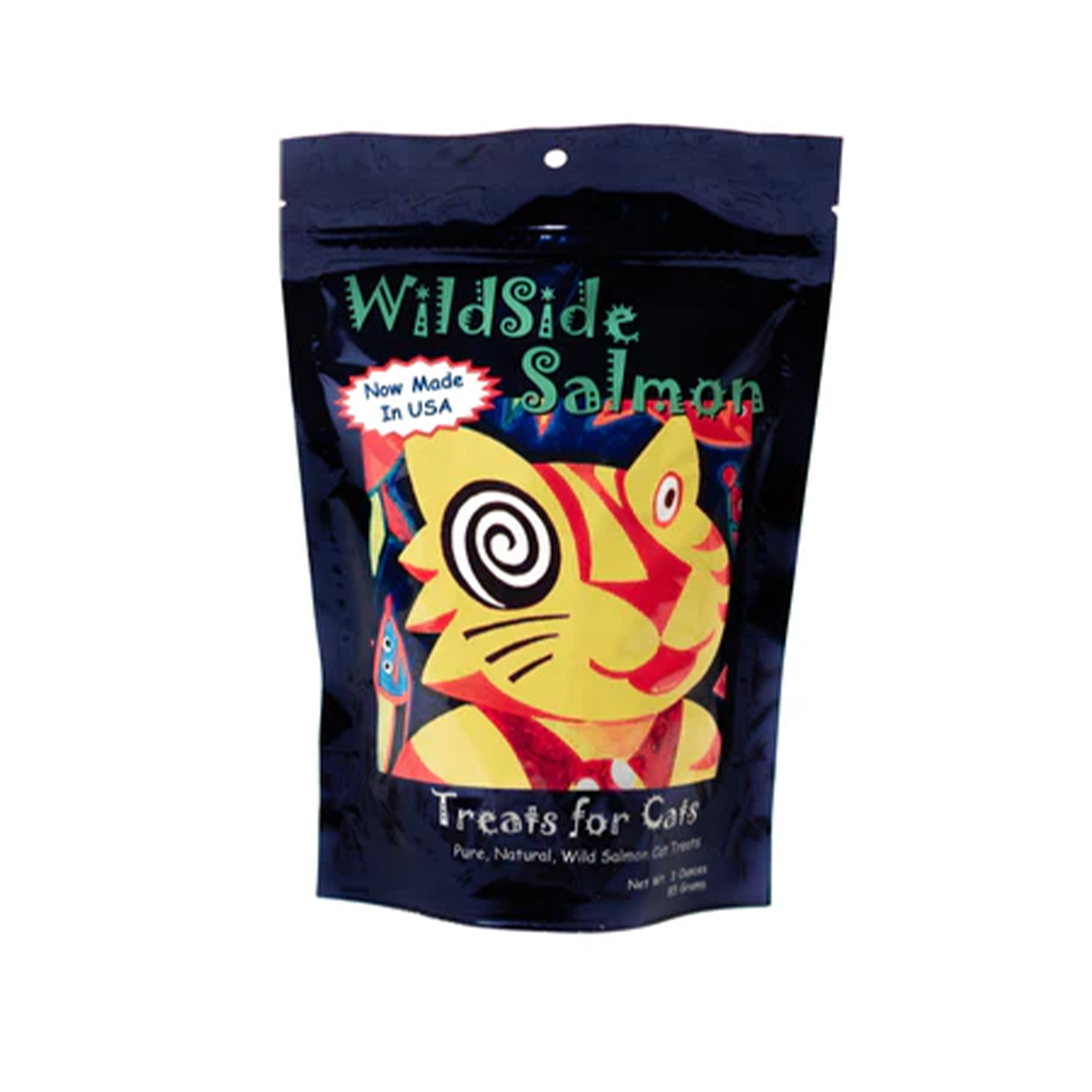 Wildside fashion salmon cat treats